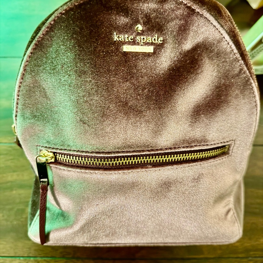 Kate Spade Sammi Dawn Place Velvet Mini Backpack - Picture 7 of 14
